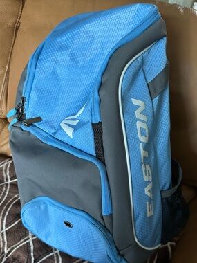 Easton Backpack Baseball Softball Light Blue